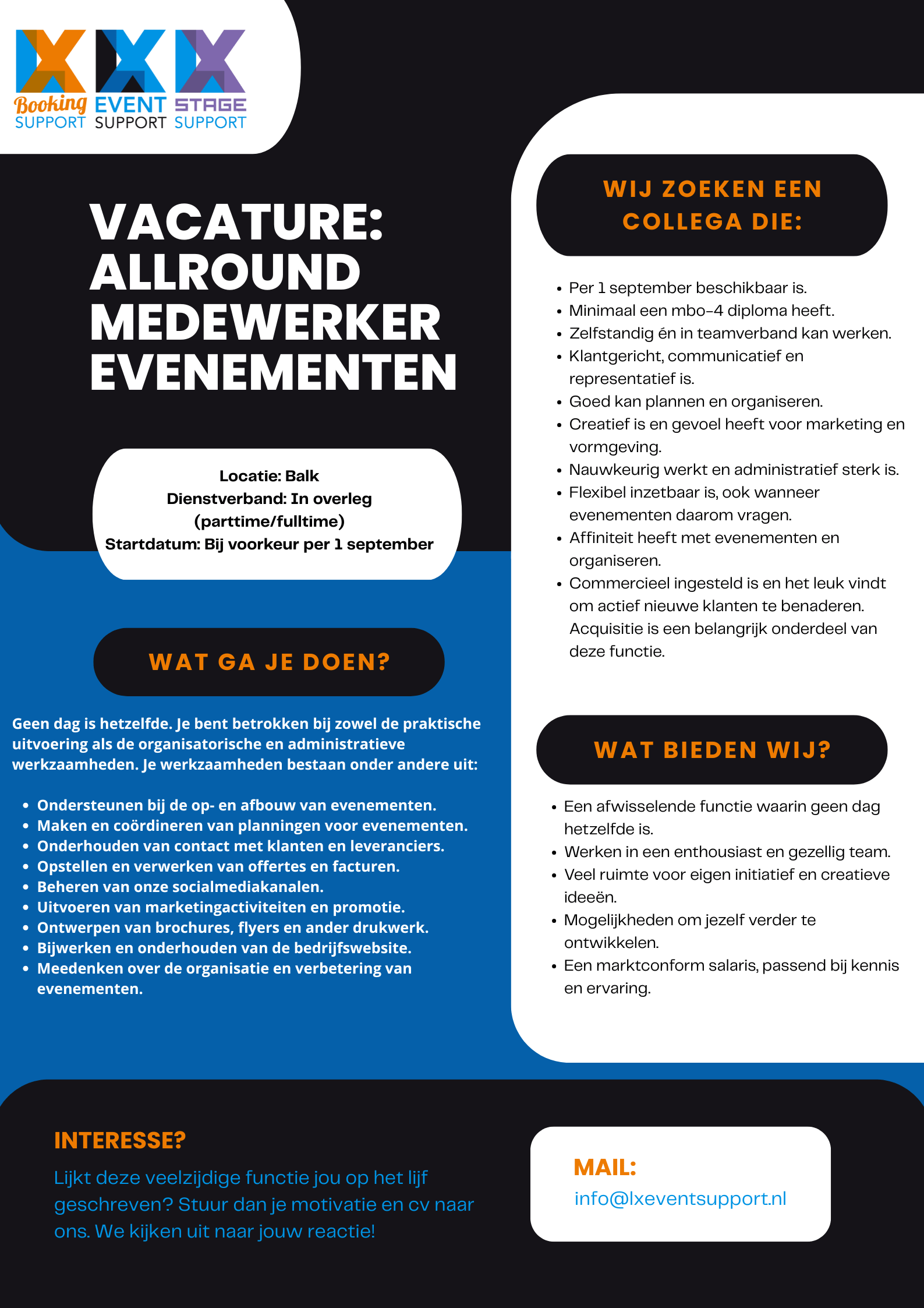 Vacature